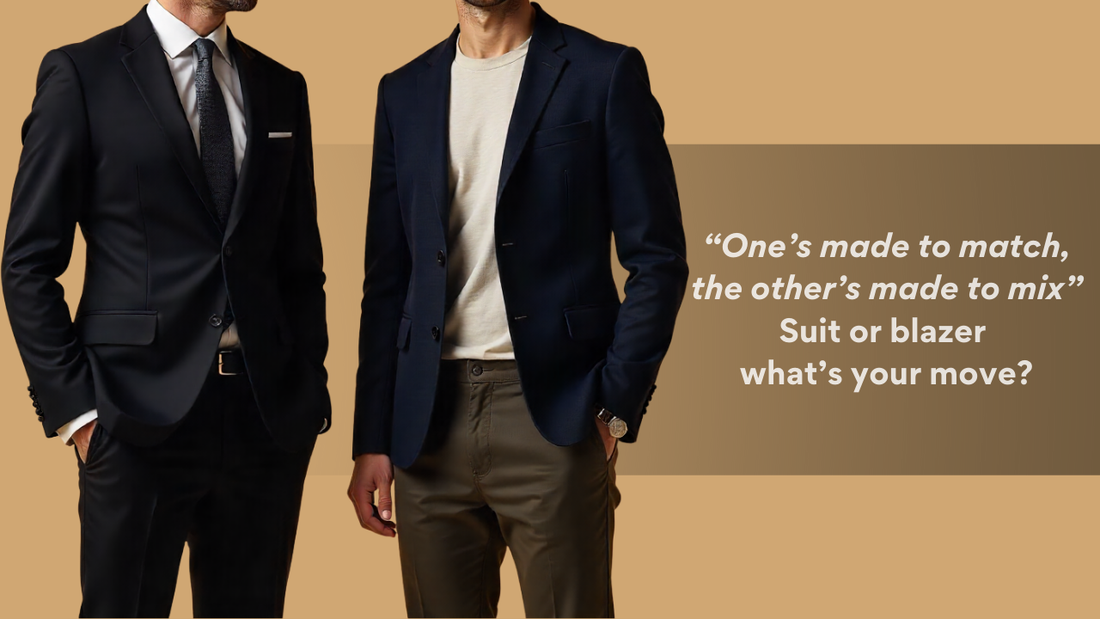 Blazer vs. Suit: A Men’s Guide to Choosing the Perfect Jacket for Any Occasion