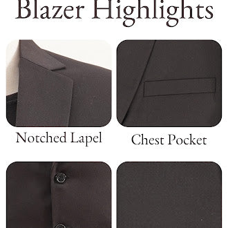 Men’s Black Suit Blazer