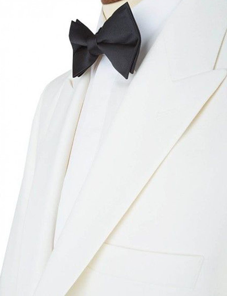 white bristish spy tuxedo