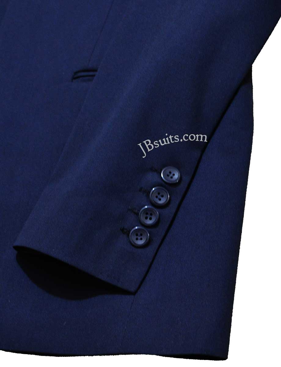 Shop Bond Villain Style Mandarin Collar Blazer – Classic Blue Formal Coat for Men