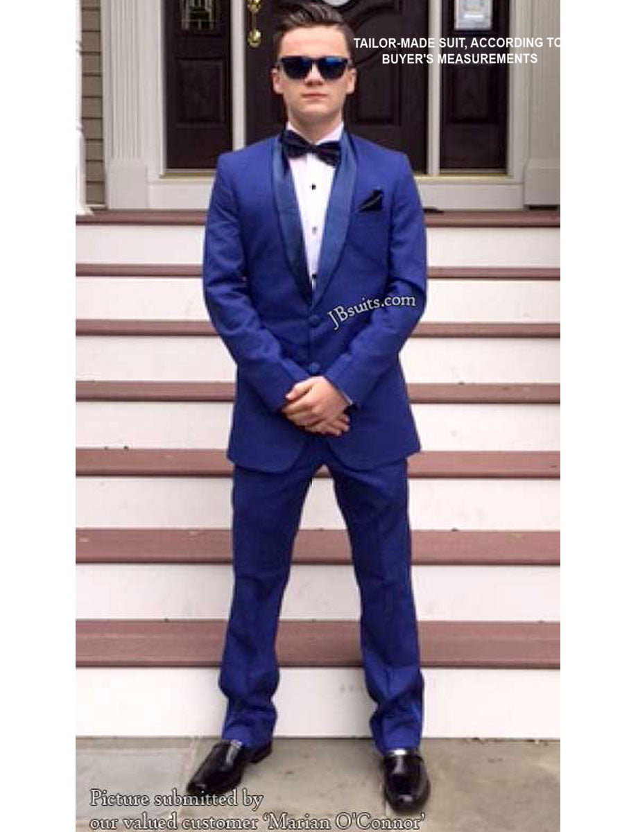 Royale Blue men's wedding suit