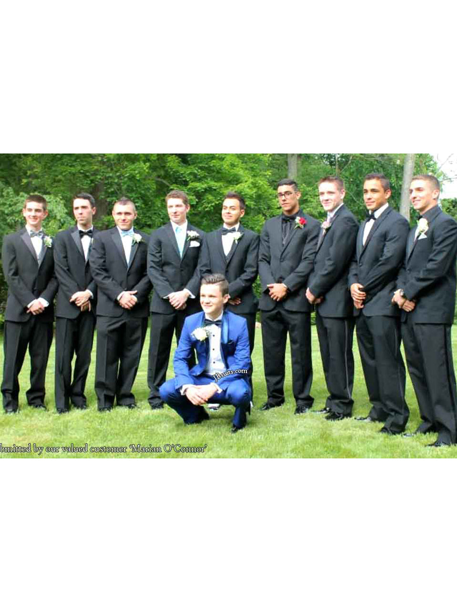 Navy blue wedding suits