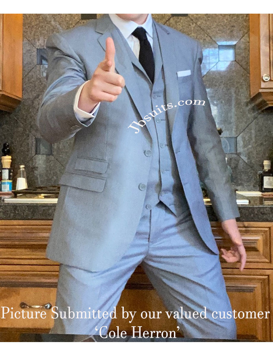Goldfinger - Sean Connery Grey Suit With Ticket Pocket – JB suites