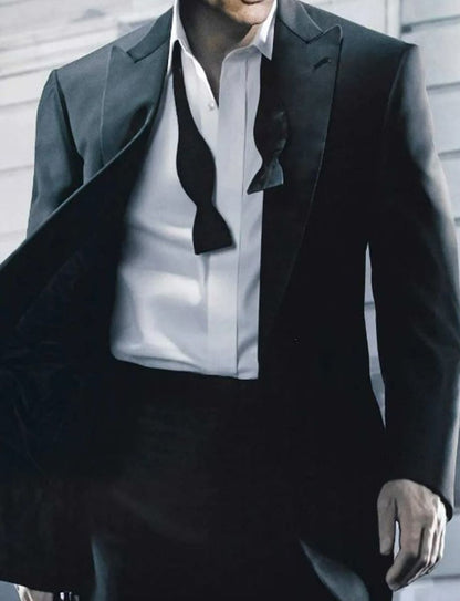 James bond dinner black tuxedo suit