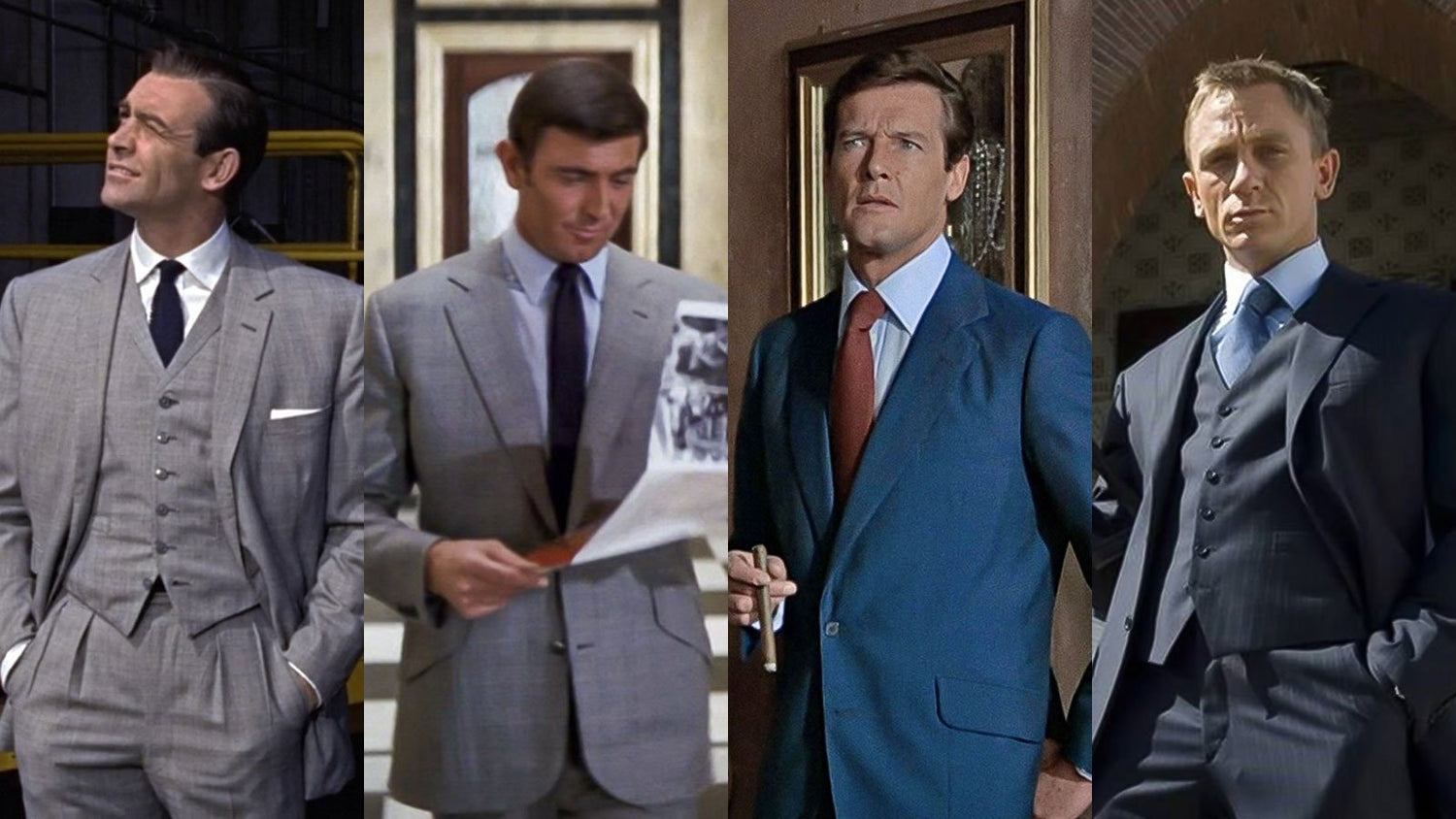 TOP 11 JAMES BOND SUITS AND TUXEDO FROM 007 MOVIE