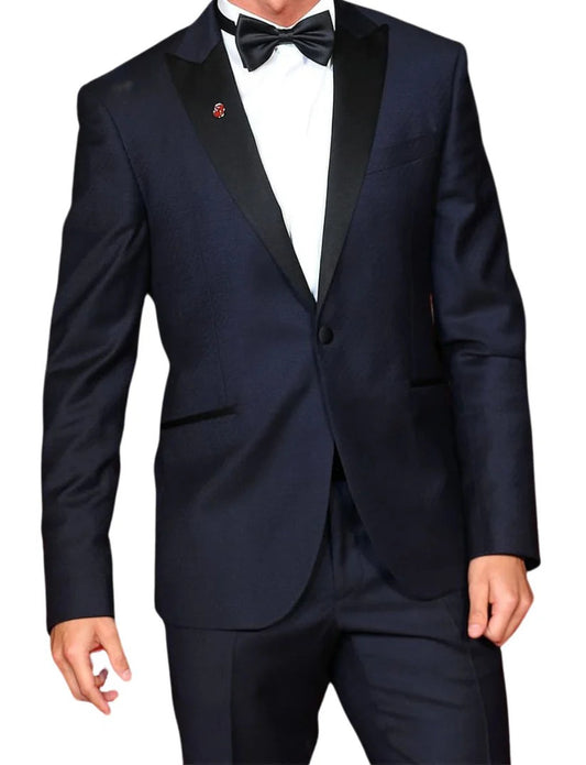 Cristiano Ronaldo Midnight Blue Tuxedo