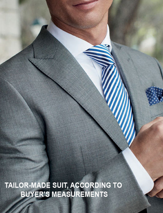 mens grey suit