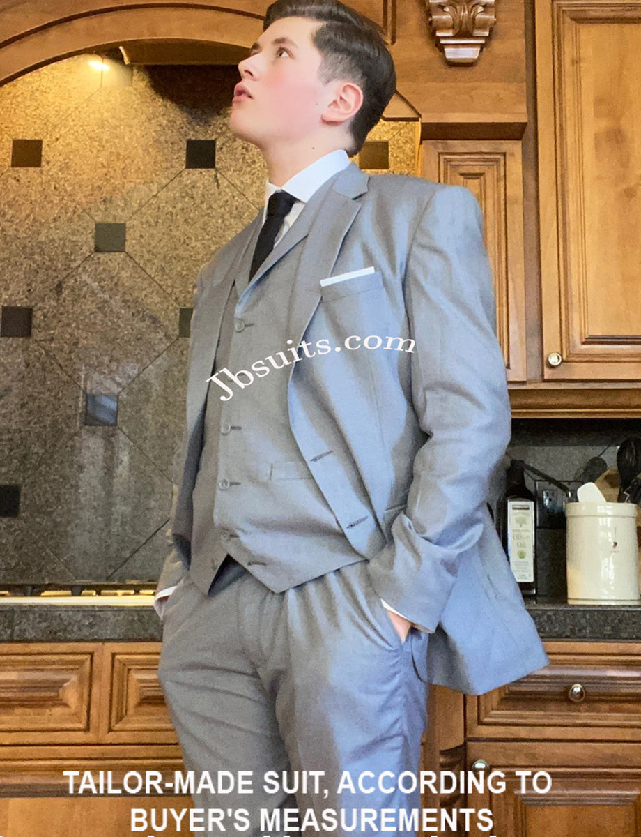 James bond grey three-piece suit
