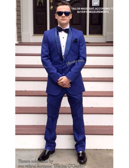 Royale Blue men's wedding suit