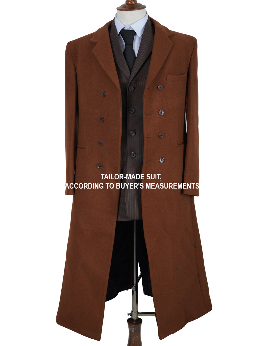 Womens navy velvet coat 12th Doctor Who replica for female cosplayers
