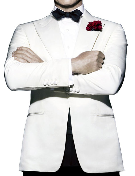 James bond Ivory White Tuxedo