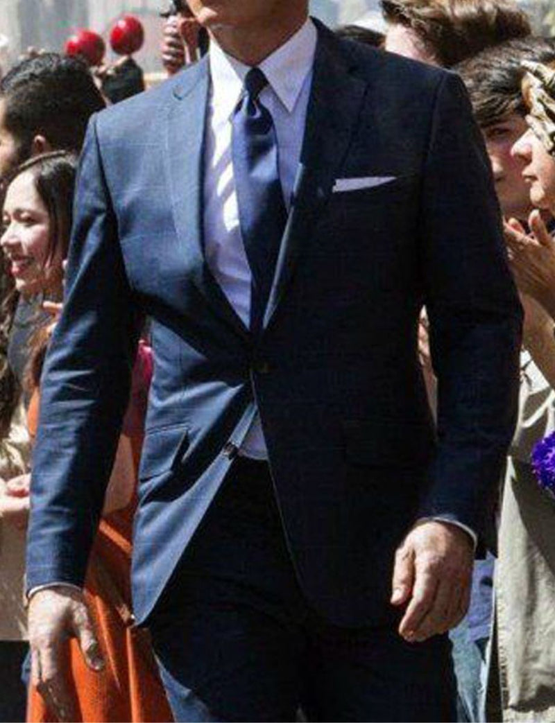 James bond daniel craig navy blue suit