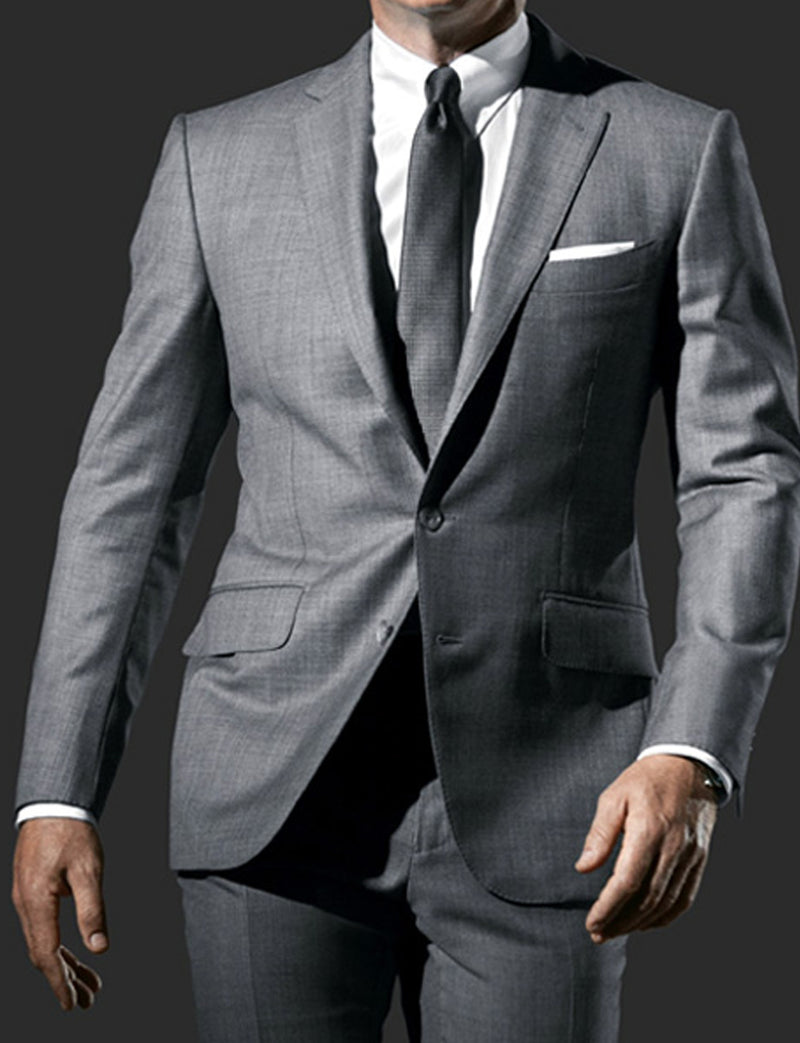 James Bond skyfall daniel craig grey suit