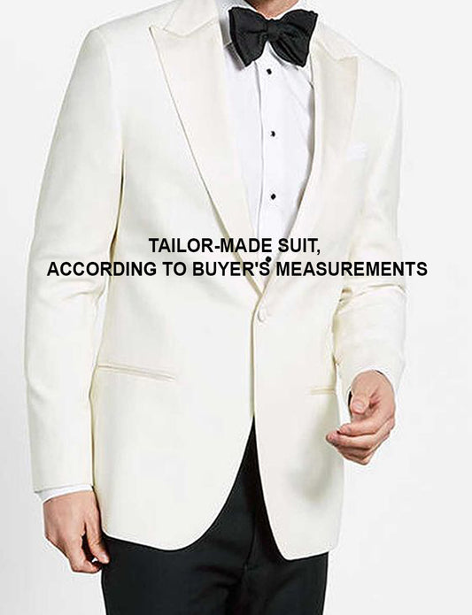 White ivory dinner jacket